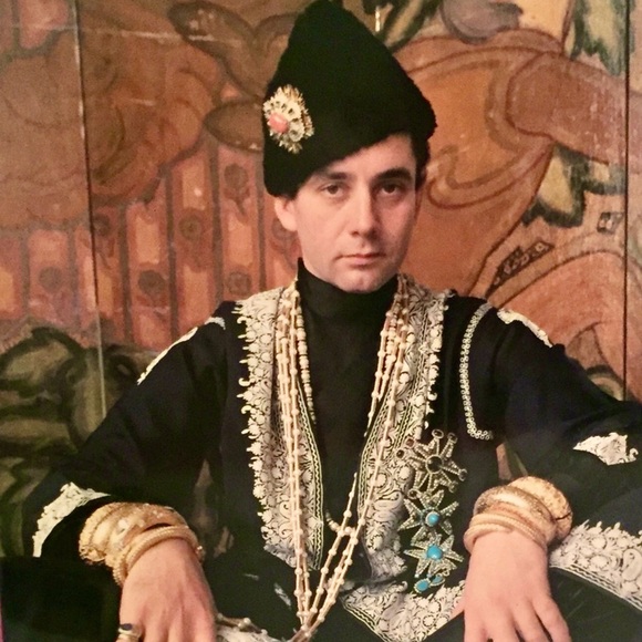 Kenneth Jay Lane Clip Earrings Pearl Crystal Hoops Signed KJL - Picture 5 of 7